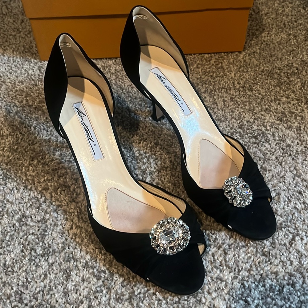 Brian Atwood Crystal Embellishments Sandals